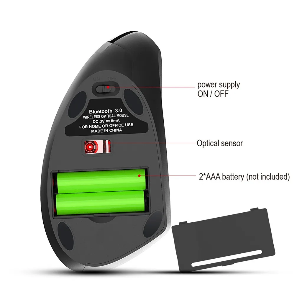 Беспроводная Bluetooth мышь VOBERRY USB BT 3 0 светодиодная оптическая с подсветкой 2400DPI