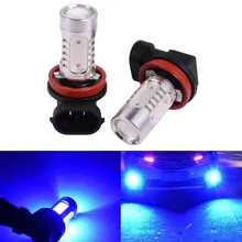 Bleu 2 x H11 H8 H16JP COB 33-SMD DRL Feux de jour Eclairage ампулы фаре анти-brouillard 12 V 7,5 W