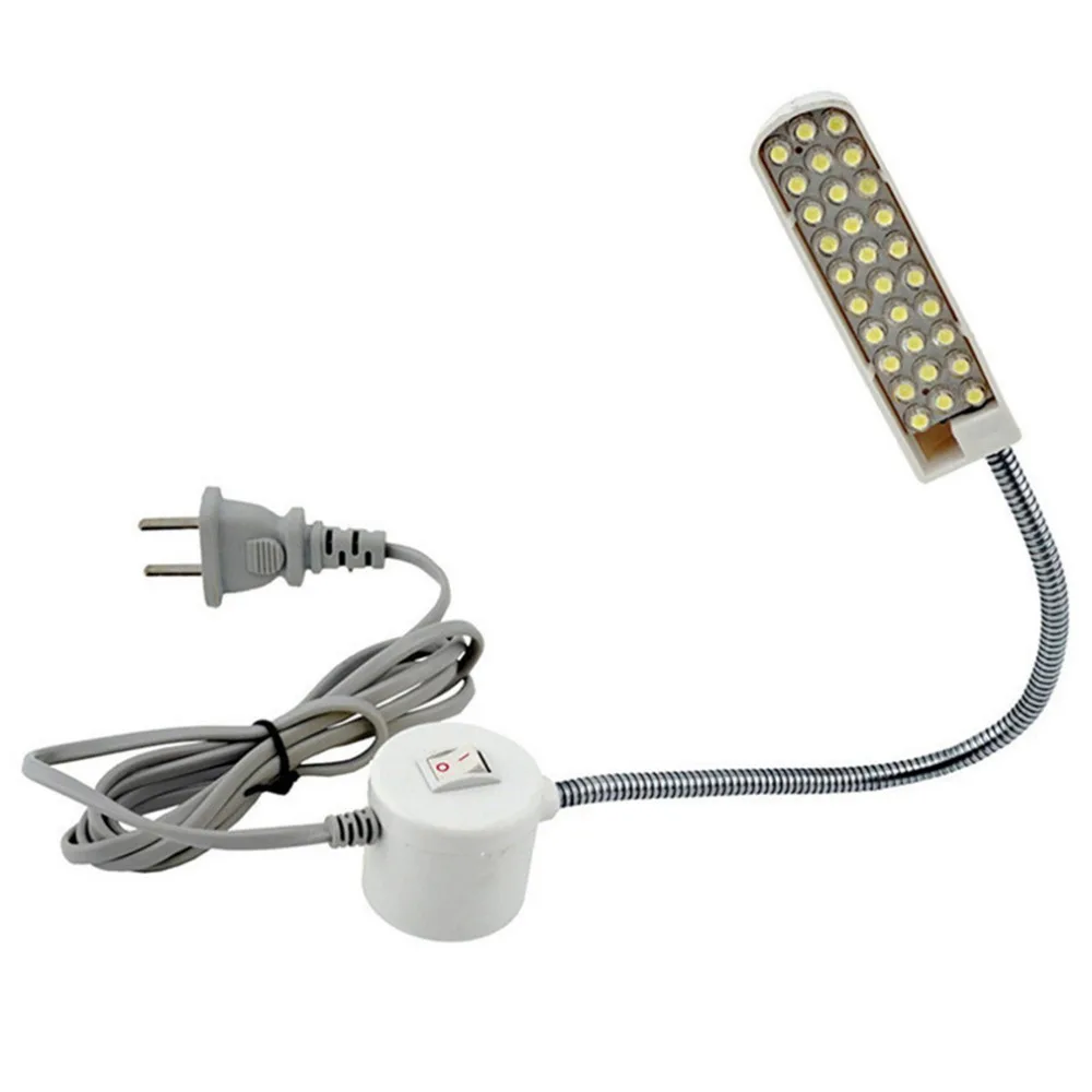 ICOCO портативные светильники для швейной машинки светодиодный свет 2 Вт 30 светодиодный магнитный монтажный цоколь лампа на гибкой ножке для