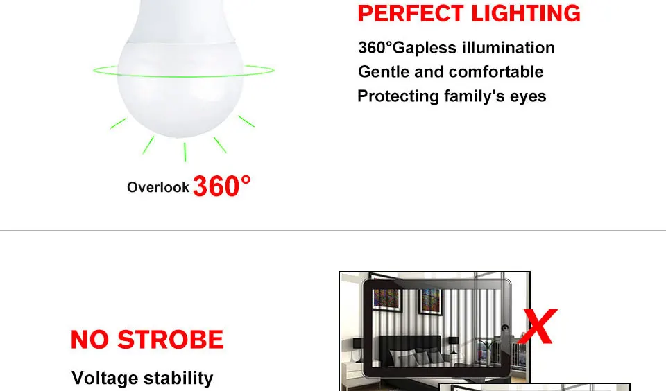 LED Bulb E27 110V 220V High Brightness Conventional LED light 5W 7W 9W 12W 15W 18W bedroom lamp Livingroom Lamps Nature White (4)