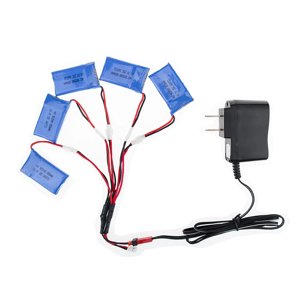 Syma X5C rc 3 7 v 850mah Lipo батарея 5 шт и зарядное устройство с кабелем для syma x5 x5sw x5sc cx30 cx30w