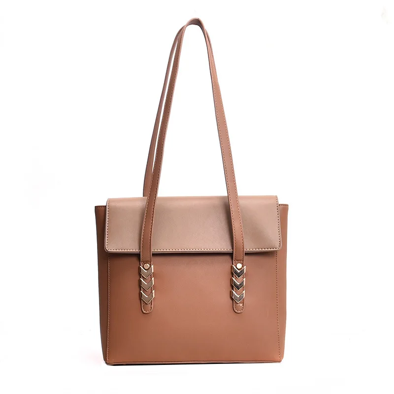 

Big Bag Female 2018 Autumn New Simple Fashion Handbag Korean Version Of The Wild Shoulder Bag Leisure Tote Bag
