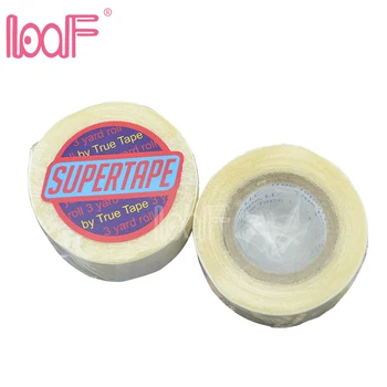

LOOF 10 rolls 2.54cm width 30 days 3 yards(2.7m) SUPERTAPE double sided human hair lace front support toupee adhesive tapes