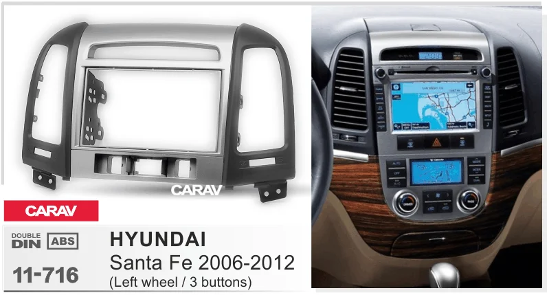 CARAV 07-005 Car Radio Installation Trim Fascia Panel