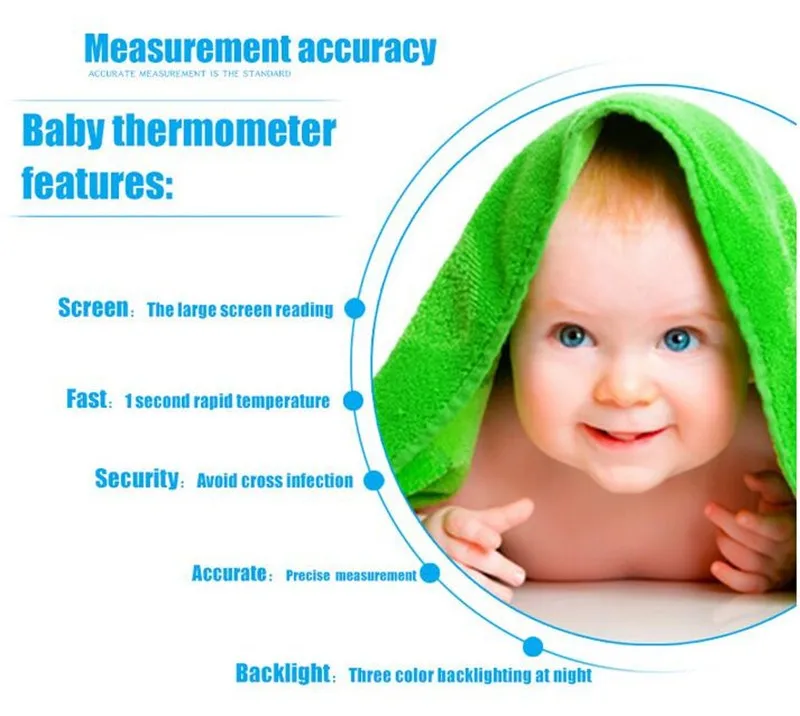 Многофункциональный инфракрасный термометр для младенцев бесконтактный термометр для тела на лбу цифровой термометр для температуры поверхности ребенка