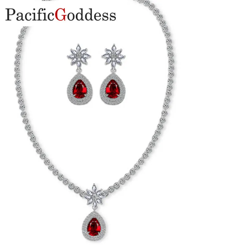 

pacificgoddess Wedding Bride earrings and Necklace Jewel brilliant Jewellery amazing jewelry set bling bling