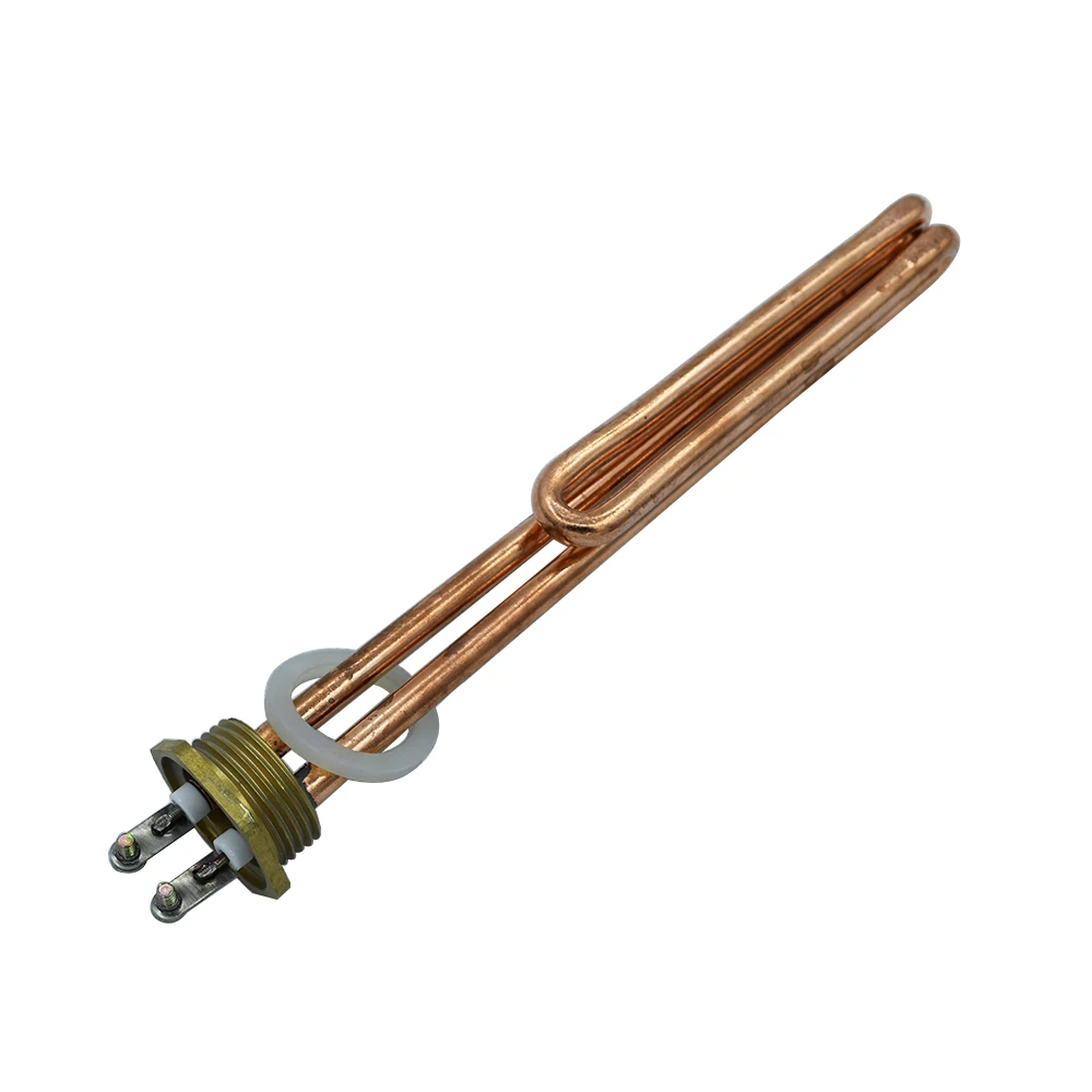 Water Heating Element 220V 2KW/3KW DN25 Thread Stainless Steel Electric Water Immersion Boiler Heater Electric Parts