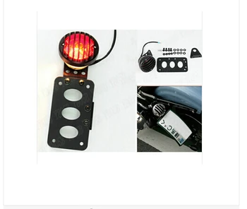 

Universal Side Mount Taillight License Plate Bracket For Honda Yamaha Suzuki Kawasaki Street Bobber Custom Chopper Cruisers