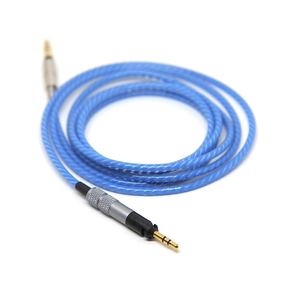 New Headphone Replacement Cable for Sennheiser HD598 HD558 HD518 HD 598 Headset 3 5mm to 2 5mm Stereo Bass Audio Cables with mic