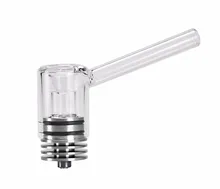 10PCS PACK Longmada Motar Wax 510 Atomizer Tank font b Vape b font Kit Quartz Coilless
