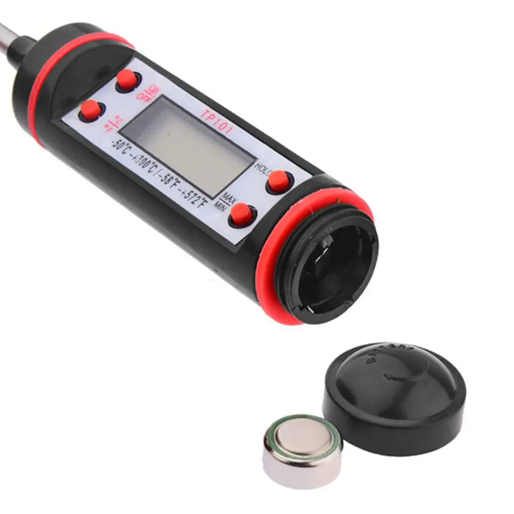 TP101 ручка типа ЖК-пищевой термометр из нержавеющей стали булавки кухонные приборы измерения температуры