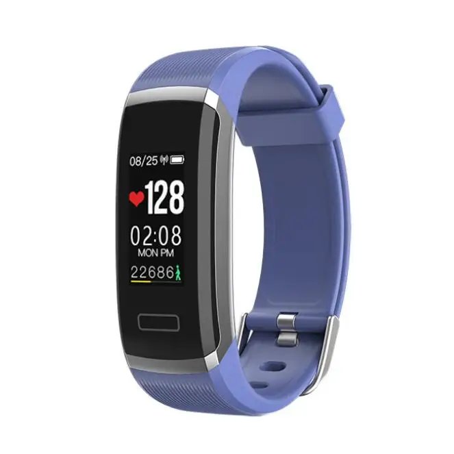 

new GT101 color screen smart watch waterproof and dustproof heart rate monitoring sports step information push Bluetooth