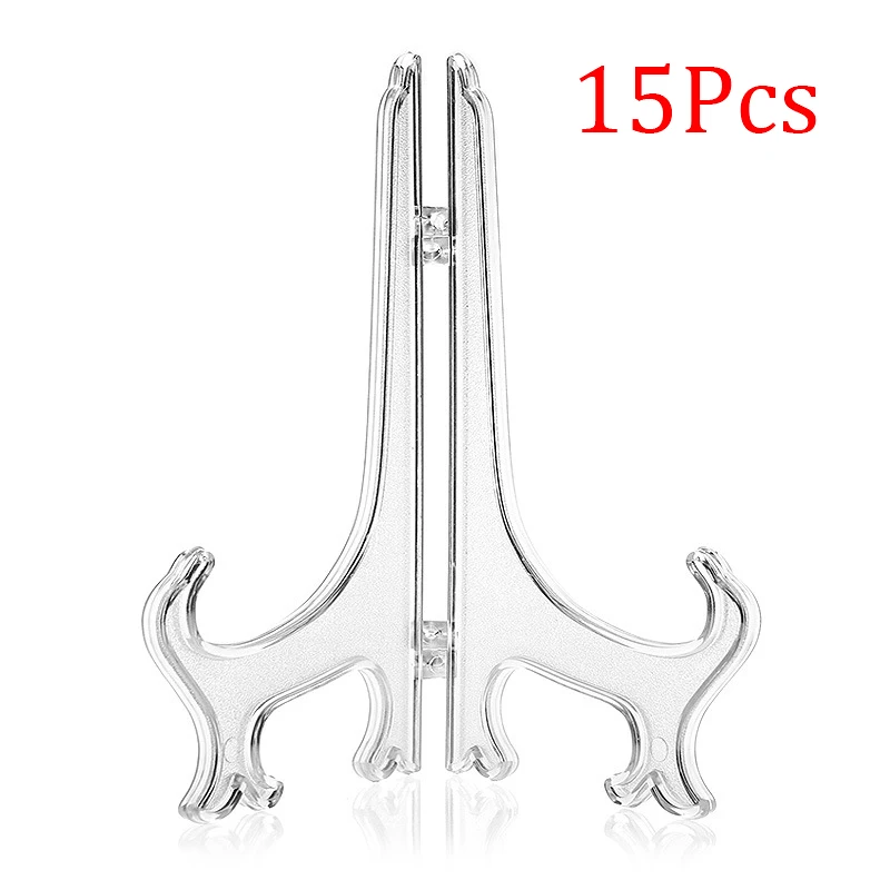 

Holder Display stands Decoration Accessories Plastic Multi-purpose Transparent Ornaments Plates Folding Bracket