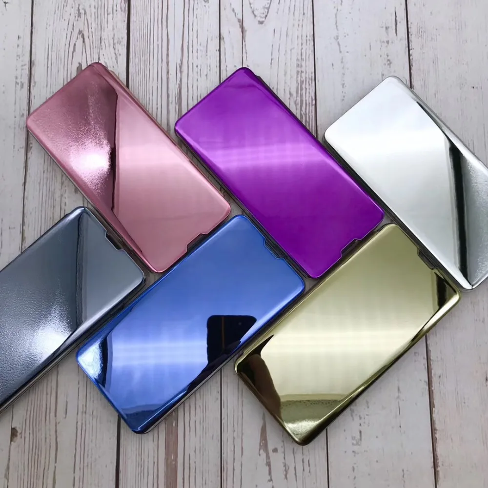 

Clear View Mirror Phone Case For OPPO F11 Pro Case Fashion Flip Stand Leather Cover For OPPO F11Pro CPH1969 Phone Cover 6.5 inch