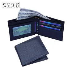 XZXB Лидер продаж двойные Для мужчин диапазон Бизнес Короткие Кошельки Винтаж деньги мужской тонкий кошелек Повседневное Зажимы для денег карты пакет кошелек сцепления