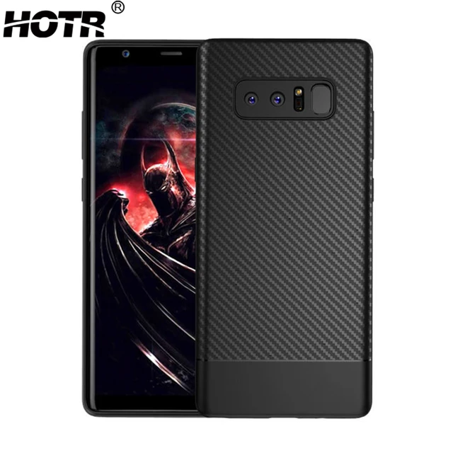 HOTR TPU Soft Case For Samsung Note 8 Ultra thin Carbon