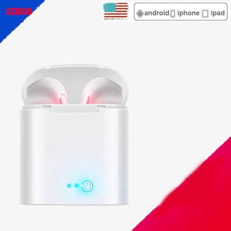 

i7s TWS Mini Wireless Bluetooth 5.0 Earphone Stereo Earbud pk i10 i11 i14 i13 i12 tws Headset With Charging Box Mic For phone