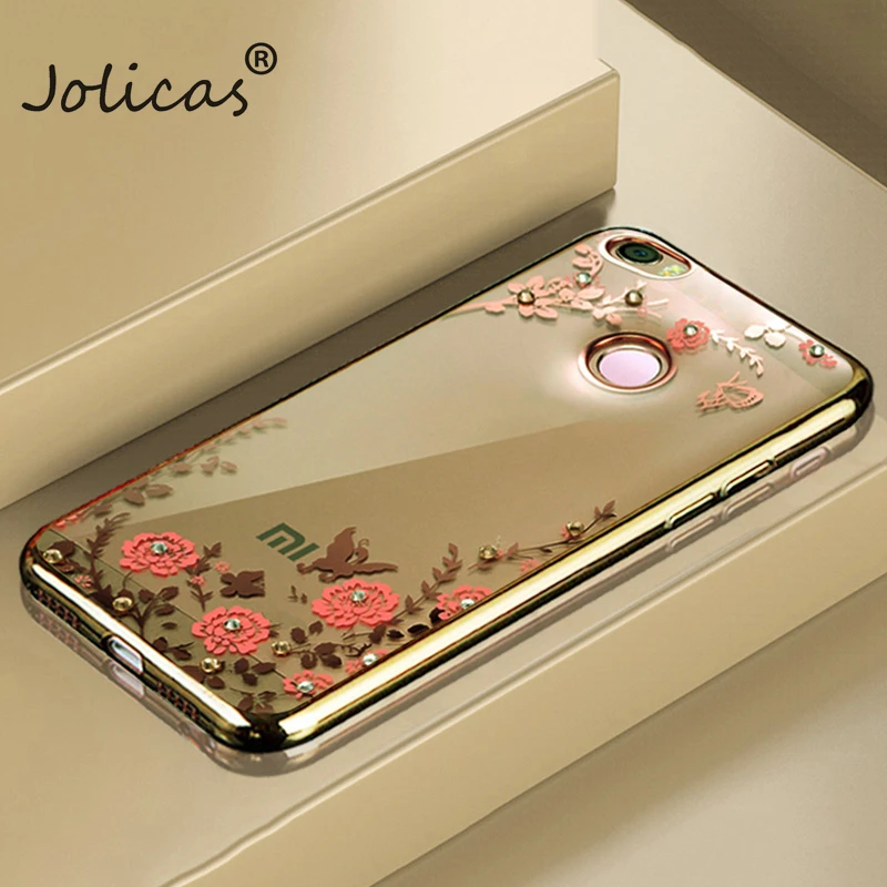 

Soft TPU Phone Case for Xiaomi Redmi S2 Note 4X 5A Pro Prime 4 Pro 4A 5 Plus Plating cover For Xiaomi Mi 6X 5X 6 A1 A2 5C 5S Cas