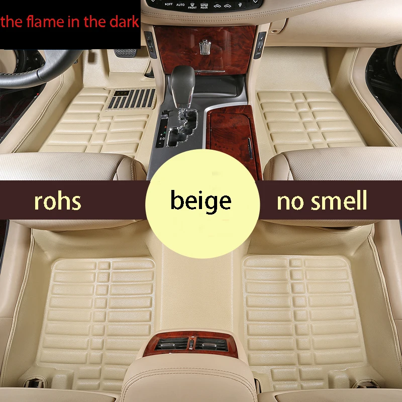

free shipping leather car floor mat for bmw E60 E61 5 series 520i 523i 525i 528i 530i 535i 540i 545i 550i m5 2003-2009 2008 2007