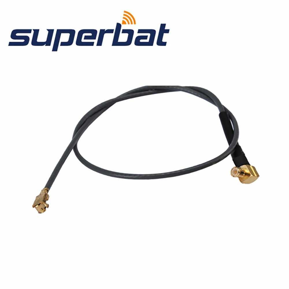 

IPX / u.fl to MCX male right angle pigtail cable 1.13 20cm