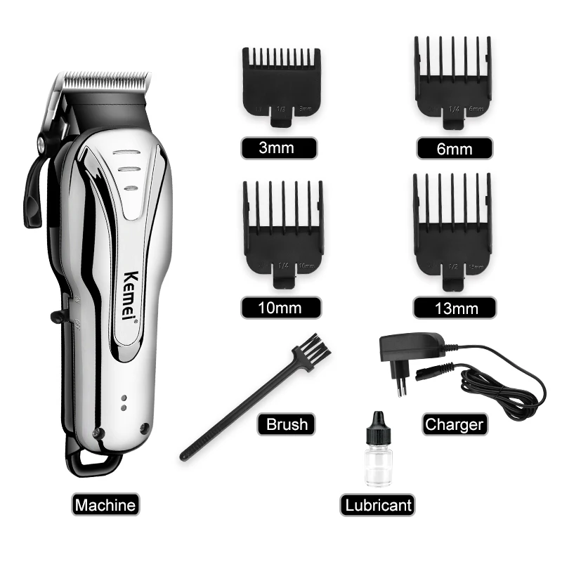 110v-240v professional hair trimmer hair cutting machine turbocharged rechargeable barber clipper haircut men electric shaver