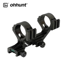 Ohhunt Bi-direction Offset 25,4 мм 30 мм прицелы для охотничьих ружей крепление кольца с пузырьковым уровнем сбоку два Picatinny Weaver Rail