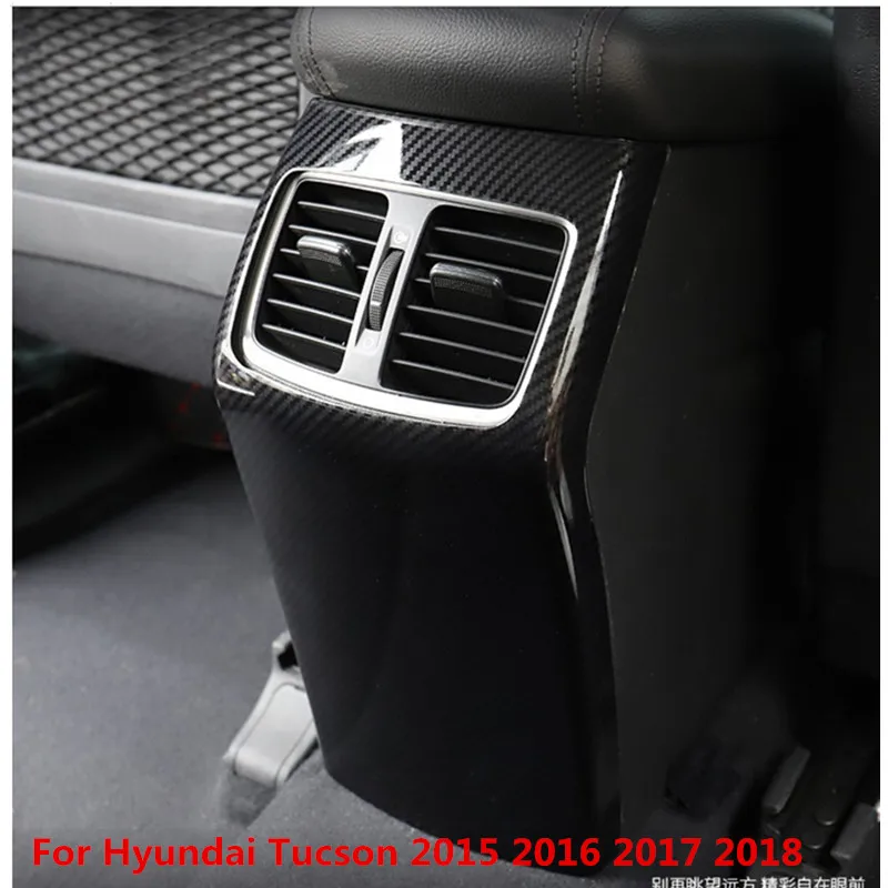 

High-quality ABS Armrest Box Rear Kickboard Kick Pads For Hyundai Tucson 2015 2016 2017 2018,Car-Styling (left hand drive)