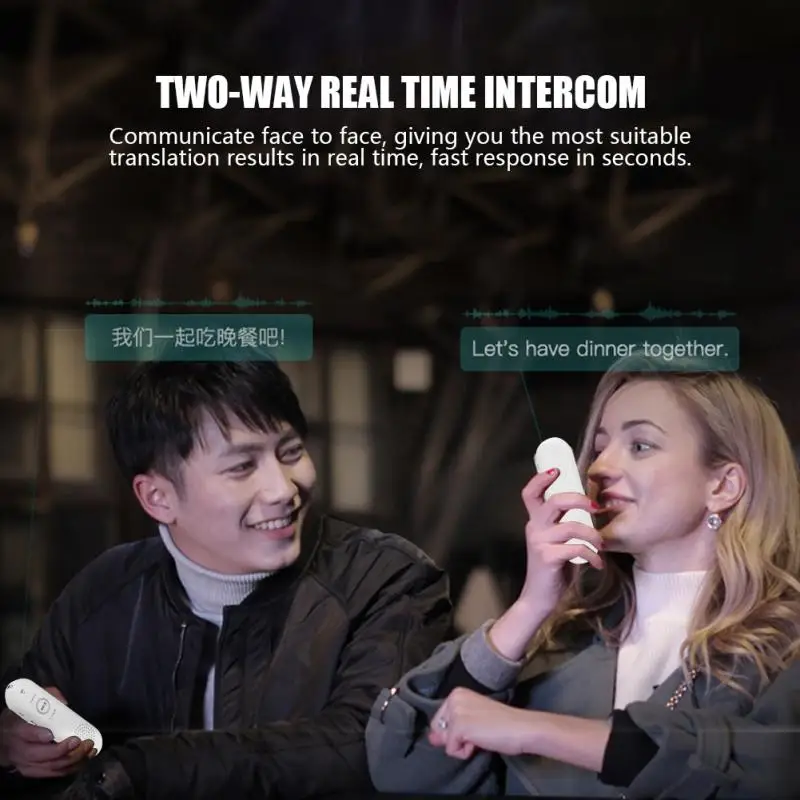 

VBESTLIFE Portable Voice Translator Smart Chinese-English/English-Chinese Two-Way Instant Translator Language Translator 2018