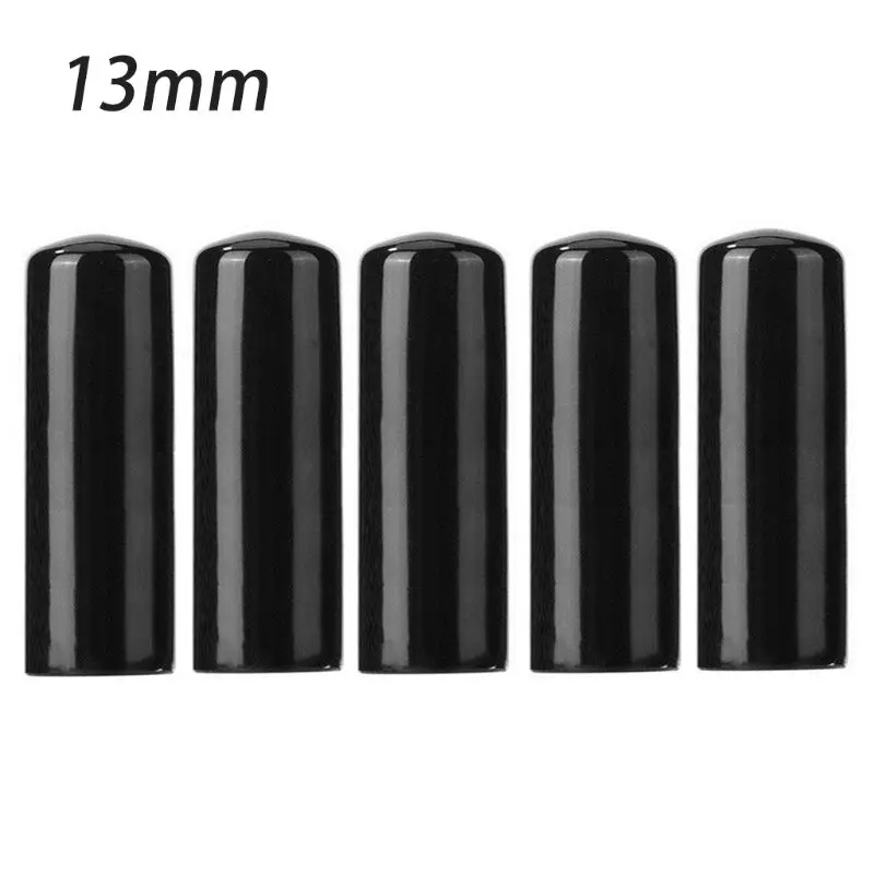 5pcs 10/12/13/14mm Plastic Pool Cue Tip Protector Case Indoor Club Pub Family Game Snooker Billiard Accessories - Цвет: 13mm