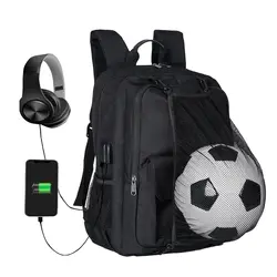 Футбольный рюкзак баскетбольная сумка школьные сумки для подростка спортивная сумка для ноутбука футбольная сетчатая спортивная сумка 2018