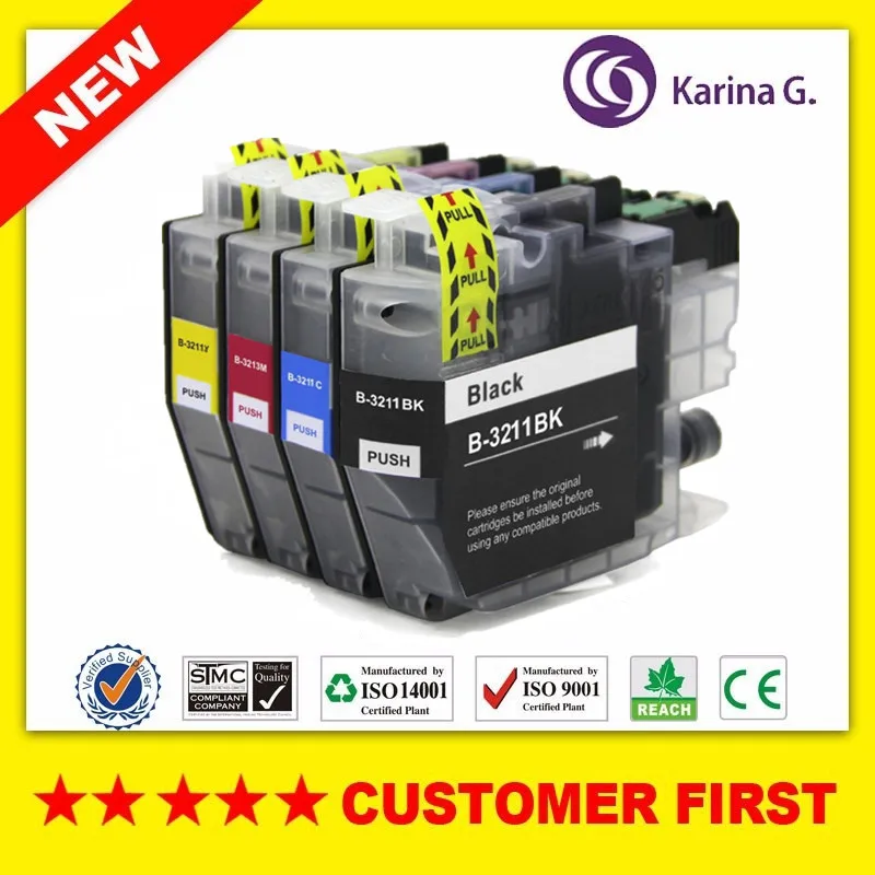 

Compatible ink Cartridge for Brother LC3211 suit for Brother DCP-J772DW,DCP-J774DW,MFC-J890DW,MFC-J895DW