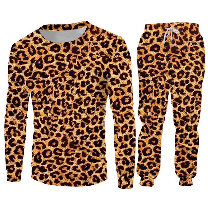 

Gothic 3d Leaport sweatshirts sets 2 piece Pullovers Tracksuits jogging Pants Outfit Unisex Hip Hop Clothing Oversized Custom