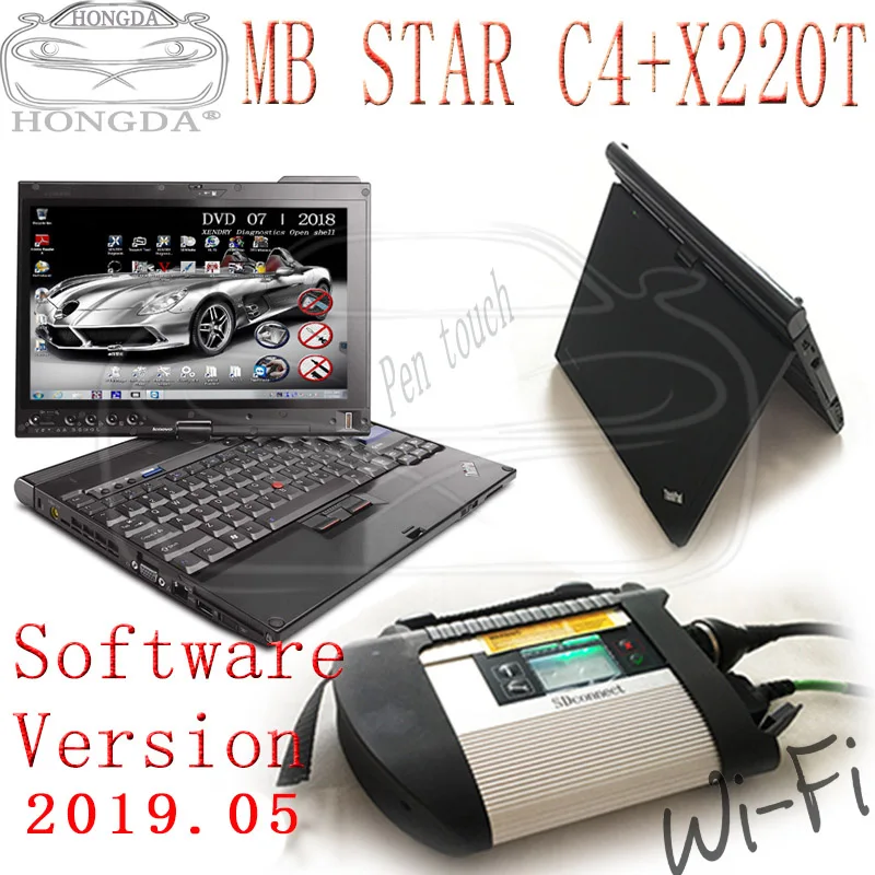 Высокое качество с полным программным обеспечением 2020 12 Xentry/das/DTS Monaco8 X220t i5 MB STAR C4 SD