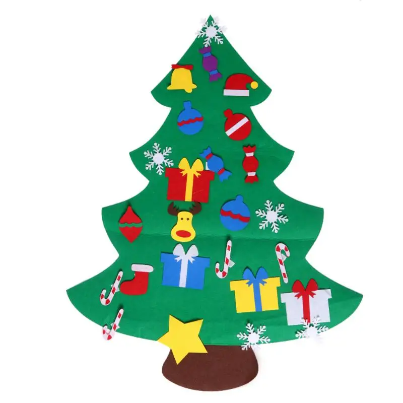new year gift set 2018 diy stereo felt tree with decorations new year gift set 2018 diy stereo felt tree with decorations