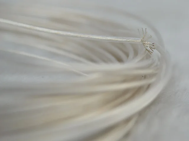 10M Pure silver headphone cable Headphone cable diy Headphone wire Headphones upgrade cable 27AWG 14 0 10
