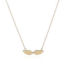 Shuangshuo Unico Elegant Angel Wings Girocollo Collana Vintage Ali Pendente per le Donne Monili di Modo collier N103