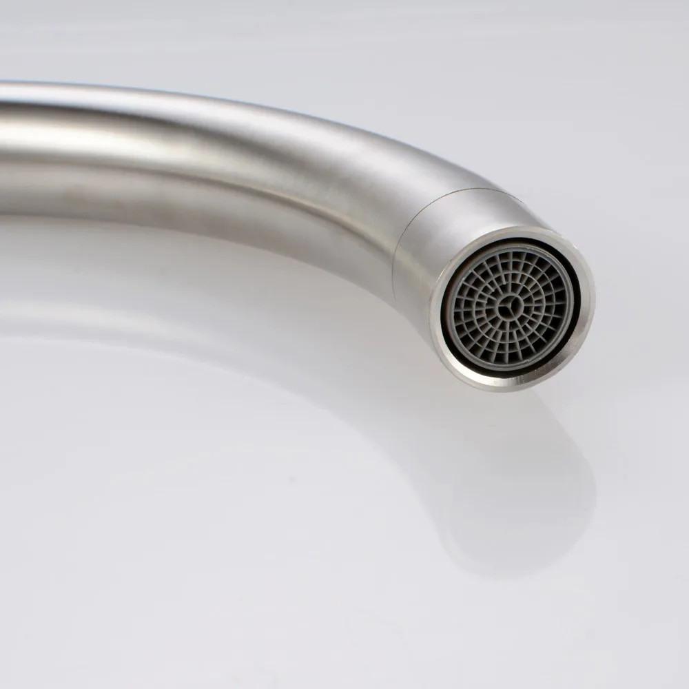 9Kitchen Faucet Stainless Steel Brushed Process Swivel Basin Hot and cold Faucet 360 Degree Rotation Stainless Steel Tap Torneira8