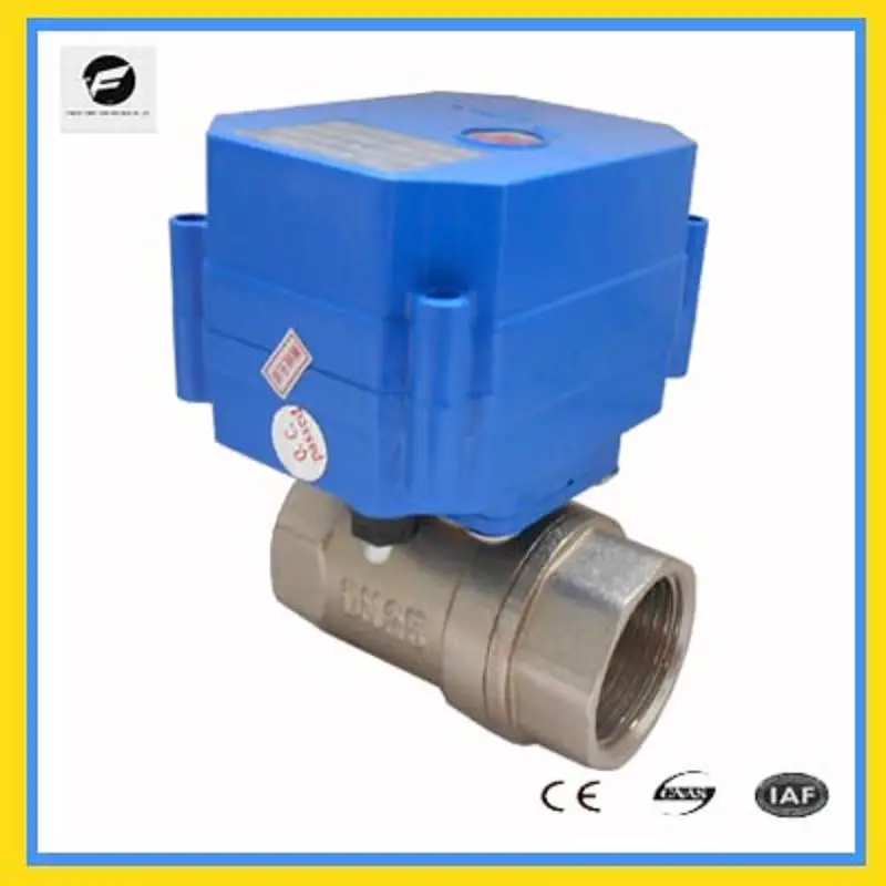 

CWX-60P 2-way stainless steel full port motorized ball valve DN8 DN15 DN20 DN25 DC3-6v DC12v DC24v AC220v electric motor control