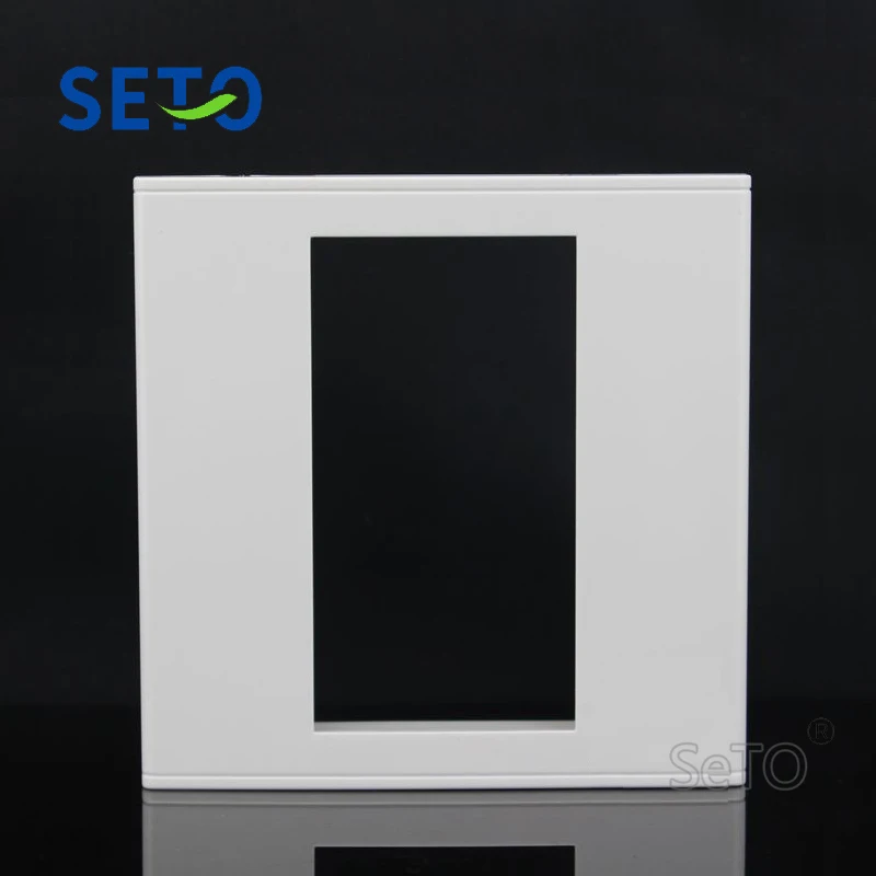 

SeTo 86 Type Three Ports empty Wall Plate Socket Keystone Faceplate Blank Panel