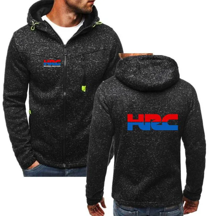 

2019 Fashion Men Winter Autumn Mens Motorcycle Hoodies Hrc Sweatshirts Cotton Casual Repsol Zip Male Hooded Coats Jackets