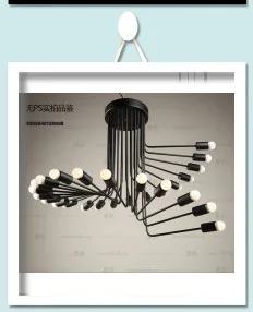 Cheap American Village industrial loft style retro iron crystal  Birdcage pendant lamp D35*H60CM 13