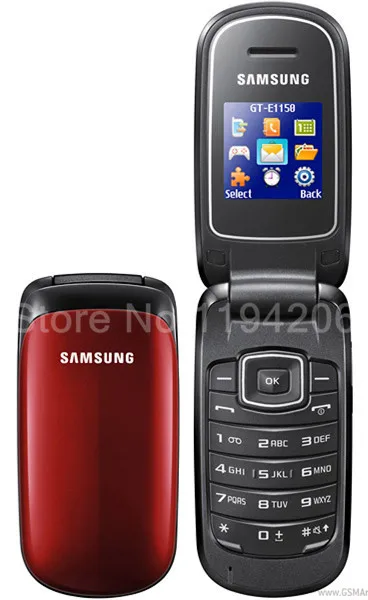 E1150 оригинальный samsung E1151 разблокированный gsm 1 43 дюймов 800 мАч Мини SIM многоцветной