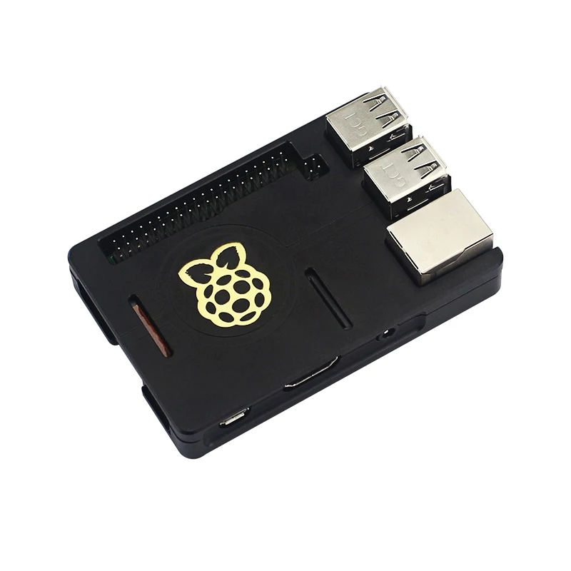 

Raspberry Pi 3 B+ Aluminum Case Ultra-thin CNC Metal Black Case for Raspberry Pi 3 Model B+/3B Shell with Heat Sink