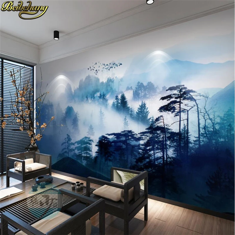 Beibehang обоев живописи тушью фотообои обои для стен 3 d стены бумаги для гостиной ТВ фон наклейки