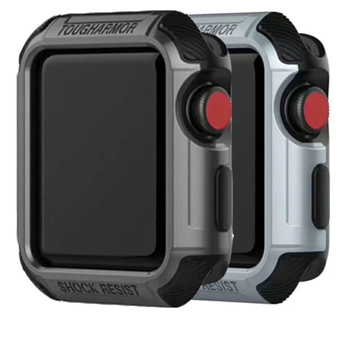 

high quality 2 in 1 armor case over For Apple Watch 38mm 42mm Case for iWatch Series 1 2 3