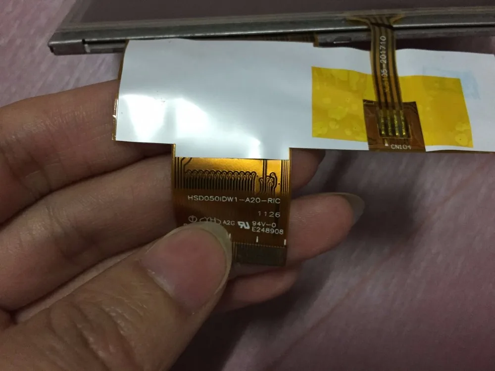 5-inch hd LCD screen with touch used for GPS MP4 MP5 40pin vertical display hsd050idw1-a20-ric (800 * 480) | Компьютеры и офис