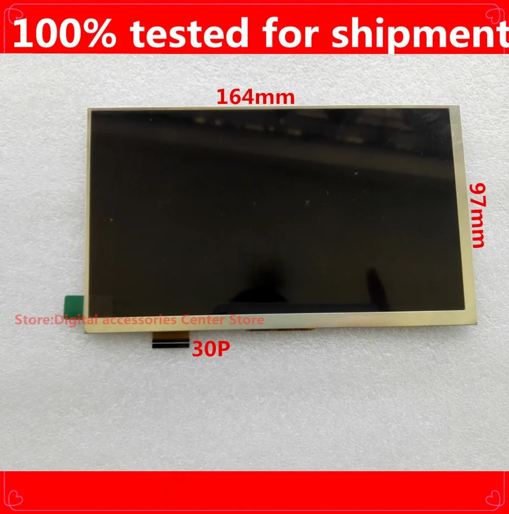 

New 7" Tricolor GS700 TABLET 30pins LCD Display Matrix 1024*600 TFT LCD Screen Panel replacement