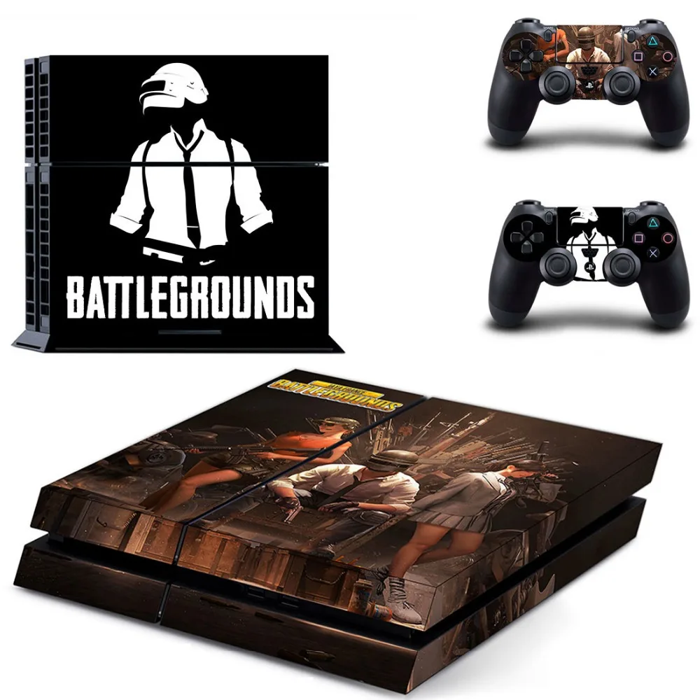  PUBG Sticker Decals Designed for PlayStation4 Console and 2 controller skins
