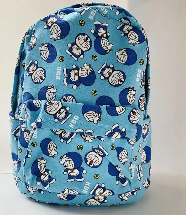 IVYYE Doraemon серия Модные холщовые Рюкзаки Мультфильм школьный рюкзак повседневные студенческие сумки дорожный ранец унисекс Новинка - Цвет: As Picture