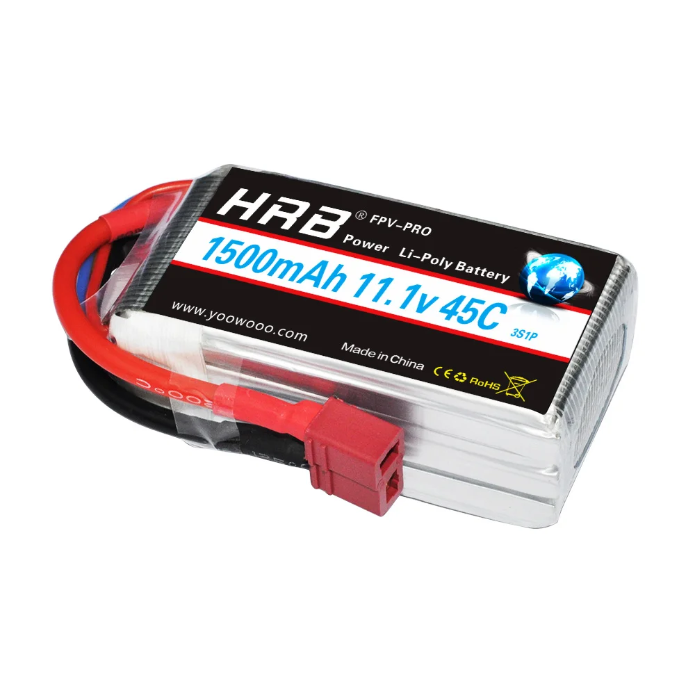 

HRB RC Lipo Battery 11.1v 1500mah 45C Max 90C 3s LiPo Battery XT60 T Plug For RC Car Helicopter Airplane QAV 210 250 Quadcopter